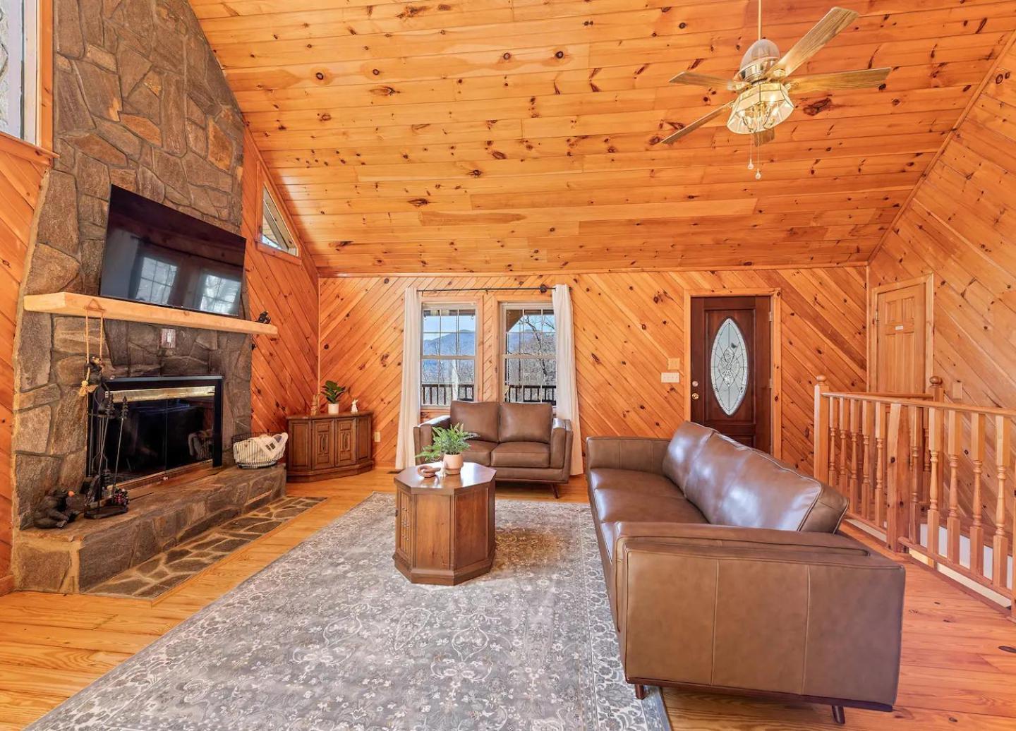 Maggie Valley Cabin With Beautiful Mountain Views, Hottub, Pet Friendly, Gameroom, Fireplace Экстерьер фото